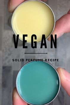 This DIY Vegan Solid Perfume Recipe is super simple to make and customize. Whether you are looking for an ethical, natural or just a nice gift to give this solid perfume is so delightful. You will be surprised at how easy it is to make a natural, vegan and cruelty free solid perfume. It is made with just 3 simple ingredients; candelilla wax, jojoba oil and essential oil. Diy Perfume Balm, How To Make Solid Perfume, Diy Solid Perfume Recipes, Almond Oil Recipes, Home Made Perfume, Solid Perfume Packaging, Diy Solid Perfume, Solid Perfume Diy, Natural Perfume Recipes