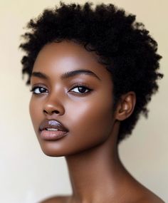 A TWA with added color, such as a bold hue or subtle highlights, providing a playful and vibrant twist. Ideal for those looking to experiment with color. Colored Twa, African Portrait, Facial Routine, Short Haircuts For Black Women, Facial Routine Skincare, Afrofuturism Art, Color Hairstyles, Mom Hair, Haircuts For Black Women