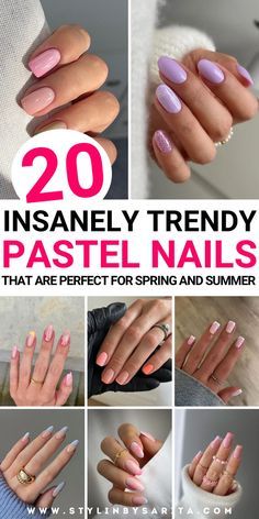 Brighter Days, Spring Nail Designs, Pastel Nails, Spring Nail, Nail Designs Spring, Blooming Flowers, Spring Nails, This Year, Nail Designs