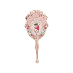 Flower Knows Hand Mirror, Flower Knows Mirror, Strawberry Mirror, Coquette Mirror, Flower Knows Strawberry Rococo, Shirts Coquette, Makeup Png, Rococo Accessories