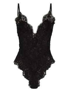 Find DOLCE & GABBANA Lace Bodysuit on Editorialist. black lace detailing adjustable spaghetti straps plunging V-neck cut-out detailing high cut Just a reminder that this piece must be tried on over your own garments. Black Lace Bodysuit Outfit Night, Fancy Bodysuit, Night Ware, Black Bodysuit Outfit, Barbie Closet, Lace Body Suit, Festival Attire, Super Nails, Couple Games