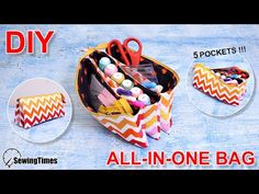 this is an easy diy project for all - in - one bags