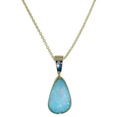 Opal Teardrop Pendant Necklace With Gemstone, Opal Teardrop Gemstone Necklace, Teardrop Opal Gemstone Necklaces, Teardrop Opal Necklace With Gemstone, Pear-shaped Opal Gemstone Necklace, Diamond Necklace Pendant, The Romans, Yellow Gold Chain, Diamond Pendant Necklace