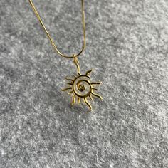 Introducing our 925 Sterling Silver Sun Necklace, a perfect blend of elegance and celestial beauty. This delicate sunburst necklace features a finely detailed sun charm, making it an ideal choice for summer jewelry or as an everyday necklace. Whether you're looking for a dainty sun necklace to complement your style or a thoughtful gift for her, this celestial necklace adds a touch of radiance to any outfit. Crafted from high-quality 925 sterling silver, it's a timeless piece that shines brightly Sunburst Necklace, Gold Sunburst, Sun Charm, Sun Necklace, Thoughtful Gifts For Her, Celestial Necklace, Jewelry Minimalist, Charm Making, Everyday Necklace