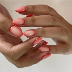 Beachy Nails, Unghie Sfumate, Broken Nails, Simple Gel Nails, Cute Summer Nails, Jelly Nails, Classy Nails