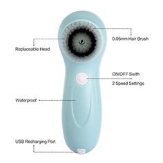 The 3-in-1 Electric Facial Cleansing Brush is ideal for women and men who enjoy face spa at home. It is best Electric Cleanser for Clogged Pores, Deep Exfoliating and Pore Minimizer. This is an ideal product for people with sensitive skin.It comes with 3 professional heads for deep cleansing, massaging and rejuvenating Face Spa At Home, Best Facial Cleansing Brush, Cleanser Brush, Face Spa, Facial Brush Cleanser, Sonic Face, Underarm Whitening Cream, Pore Minimizer, Exfoliating Brush