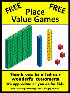 Place Value Games Place Value Games, Everyday Math, Math Place Value, Worksheets Kindergarten, Math School, Fourth Grade Math, Activities Games, Kids Math Worksheets