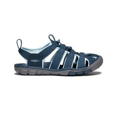 Women's Navy Lightweight Water Sandals - Clearwater CNX Water Shoes Women, Shoes Stand, Water Sandals, Keen Shoes, Water Shoes, Navy Women, Clear Water, Womens Sandals, Going Out