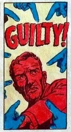 an image of a man in red and blue with the words gully on it