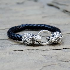 Lion Bracelet Men Lion Head Bracelet, Bracelet For Man, King Lion, Bracelet Men