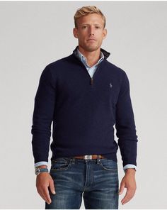 Quarter Zip Sweater Outfit, Quarter Zip Outfit Men, Zip Sweater Outfit, Quarter Zip Outfit, Sweater Outfits Men, Mens Business Casual Outfits, Casual Chique, Mens Cashmere, Sweater Outfit