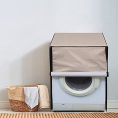 Front Load Washing Machine Cover Beige Best Washing Machine, Twin Tub, Washing Machine Cover, Automatic Washing Machine, Top Load Washing Machine, Furniture Unique, Front Loading Washing Machine, Washing Machines, Elegant Furniture