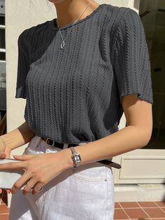 Business Casual Top, Inspired Outfits, Blouse Outfit, Business Casual Outfits, Outfits Casuales, Casual Tops, Stylish Outfits, Womens Tees, Outfit Inspirations