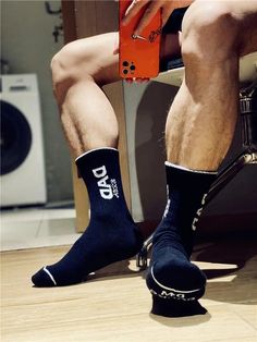 Our Dad Socks are the comfiest item you'll ever need. One of the numerous is our well-liked Dad Socks. This distinctive design is lightweight, comfortable, and simple to wear. Wearable anywhere and anytime, it is hassle-free. Even at home, it's comfortable enough to wear.It's easy to create a stylish look by wearing these thick, tapered dad socks for guys that add interest to their favorite shoes. These cotton and polyester socks are a great choice for the dad who loves to take care of his feet, Mens Plush Socks, Mens Retro Tube Socks, Mens Chunky Socks, Mens Sweaty Socks, Men's Dress Socks Knee High, Boys No Show Socks, Calf Socks Men, Socks Outfit Men, Men In Socks