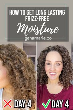 How To Keep Your Curls From Frizzing, Frizzy Curls, High Porosity Hair, Fine Curly Hair, Frizz Free Curls, Hair Frizz, Long Lasting Curls, Hair Porosity, Hair Advice