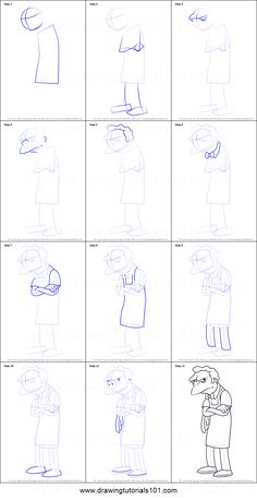 how to draw clothes for children with step by step instructions on the front and back