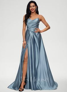 Farewell Dresses, Modest Prom Dresses, Satin Prom Dresses, Modest Prom, Ball Gowns Princess, Chiffon Evening Dresses, Prom Dresses Modest, Prom Dress Shopping, Satin Prom Dress