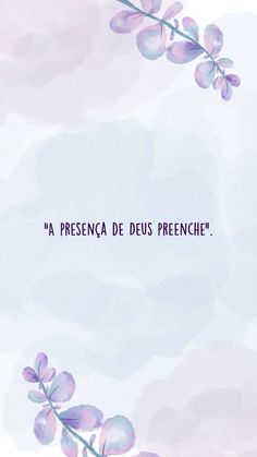 the words are written in french on a watercolor background with purple flowers and leaves