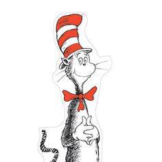 the cat in the hat sticker