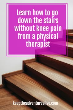 Are you struggling with knee pain while going down the stairs? This condition not only disrupts your daily routine but also takes a toll on your physical and emotional well-being. However, there's hope! Our article 'Reduce Knee Pain When Going Down the Stairs' will guide you through effective strategies that could turn your daily trips downstairs into a breeze. Don't prolong your suffering. Read the article here. Going Down The Stairs, Knee Replacement Exercises, Step Bench, Knee Surgery Recovery, Knee Pain Relief Exercises, Bad Knee Workout, Knee Strength, Knee Strengthening Exercises, How To Strengthen Knees