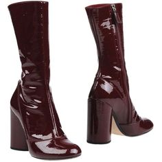 Maroon Clothes, Maroon Accessories, Maroon Ankle Boots, Brown Leather Short, Maroon Heels, Maroon Boots, Maroon Shoes, Round Toe Ankle Boots, Red Ankle Boots