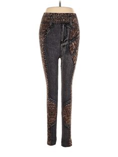 Docele Fashion Casual Pants Size: One Size Brown Bottoms - used. 95% POLYESTER, 5% SPANDEX, Capri, Animal Print, High Rise | Docele Fashion Casual Pants - High Rise: Brown Bottoms Brown Casual Pants, Fashion Casual, Casual Pants, Womens Bottoms, Capri, Casual Fashion, Animal Print, Women Handbags, High Rise