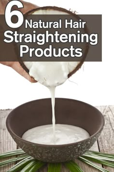 6 Natural Hair Straightening Products : So choose natural hair straightening at home, which is free of chemicals. Natural Hair Straightening, Girls Short Haircuts, Hair Straightening, Hair Remedies, Natural Hair Tips, Washing Hair, Hair Journey, Hair Care Tips