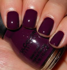 Nails Colors Fall, Sinful Colors Nail Polish, Plum Nails, Nails Dark, High Spirits, Nails Colors, Sinful Colors, Super Nails, Halloween 2015