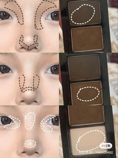 Tomboy Makeup, Japan Makeup, Nose Makeup, Doll Eye Makeup, Makeup 101, Makeup Artist Tips, Cool Makeup Looks, Makeup Tut, Asian Eye Makeup