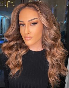 Pumpkin Apricot Spice Hair, 2023 Hair Color Trends For Women, Dark Caramel Hair Color, Toffee Hair Color, Caramel Hair Color Ideas, Dark Caramel Hair, Caramel Hair Color, Carmel Hair Color, Spring Hair Color Trends