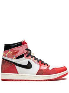 x Spider-Man Across the Spider-Verse Air Jordan 1 “Next Chapter” sneakers Spider Man Jordan 1s, Tenis Air, Logo Wings, Custom Shoes Men, Jordan Wings, Custom Sneakers Diy, Spider Man Across The Spider Verse, Nike Design, Across The Spider Verse