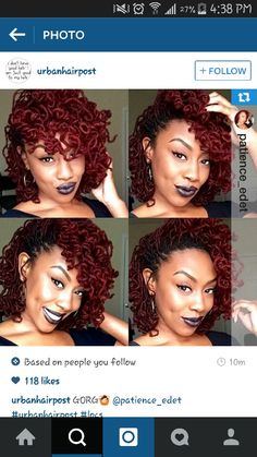 Love the color and style Natural Hair Rules, Hairstyle Gallery