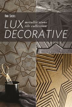 the cover of an article about decorative wallpaper