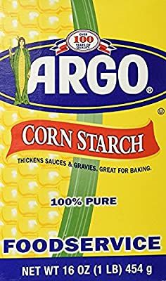 argo corn starch is shown in this image