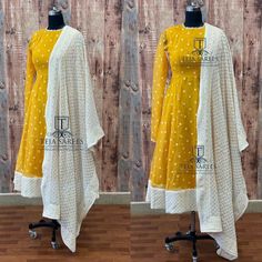 Silver Dupatta, Pakistani Long Dresses, Buti Design, Casual Maxi Dresses, Hand Embroidery Work, Georgette Gown, Bollywood Dress