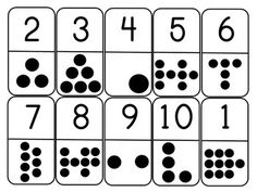 the numbers are arranged in black and white to make it easier for children to learn how to