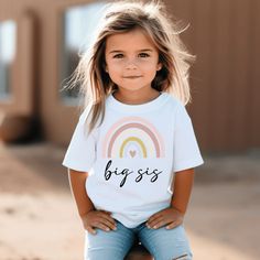 Big Sis Shirt ,Big Sister Shirt, Made for Older Sisters, I'm Going To Be A Big Sister, Big Sister Short Sleeve, Kids Shirt, Gift For Sister How to place an order: 1-Swipe to all of the pictures. 2-Select style and size from drop down menus (t-shirt, sweatshirt or tote-bag) 3-Select colors from drop down menus. 4-Select quantity. 5-Add to Cart For every single order you have to repeat every step.. Final Step-Check Out (Double-check your address information) MATERIAL T-shirts: Solid Colors %100 Co Sister Shirt, Big Sister Shirt, Custom Tote Bags, Big Sis, Gift For Sister, Sister Shirts, Custom Shirt, Big Sister, Sister Gifts