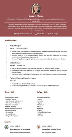 designer resume sample Professional Interview, Designer Resume, Lean Startup, Writing Guide, Usability Testing, Guided Writing, Resume Writing, Resume Design