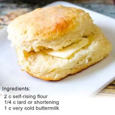 a close up of a biscuit on a plate