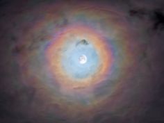 an image of a very colorful object in the sky