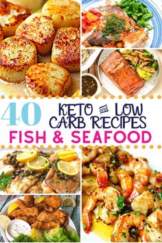 40 keto and low carb recipes fish & seafood