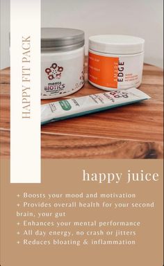 Amare Global Happy Juice, Amare Happy Juice, Brain Nutrition, Good Gut Bacteria, Brain Energy