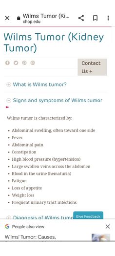 Wilms Tumor, Kidney Tumor, Nursing Study Guide, Nursing Study, Urinary Tract, Abdominal Pain, Signs And Symptoms, Study Guide, Blood Pressure