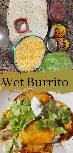 Wet Burrito Wet Burritos Recipe, Wet Burritos Recipe Easy, Wet Burrito Casserole, Easy Wet Burrito Recipe, Smothered Wet Burrito Recipe, Hacienda Wet Burrito Recipe, Grand Rapids Wet Burrito, Wet Burrito Recipe, Wet Burrito Recipes