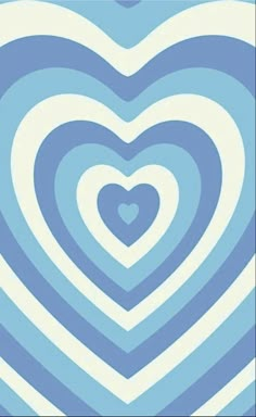 a blue and white heart shaped pattern