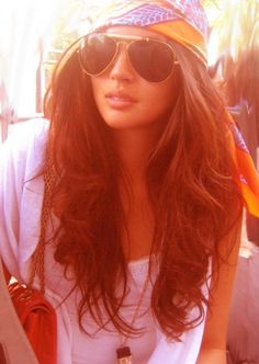 perfection Coachella Hair, Sunglasses For Your Face Shape, Interior Boho, Look Boho Chic, Makeup Tip, Hippie Hair, Ray Ban Wayfarer, Bohol, Hair Envy