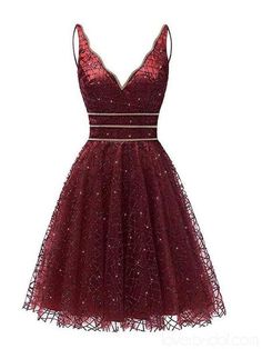 Sequin Homecoming Dress, Dama Dresses, Cheap Homecoming Dresses, Short Prom Dresses, Red Sequin, Short Prom, Clothing Inspiration, Hoco Dresses, Bridesmaids Dresses