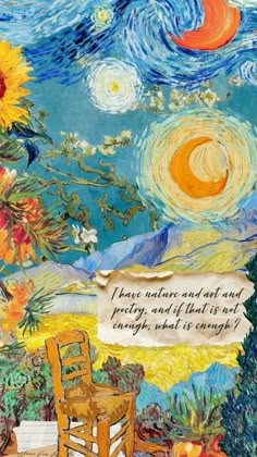 a r t Flower Wallpaper Aesthetic, Aesthetic Wallpaper Quotes, Van Gogh Wallpaper, Van Gogh Quotes, Facebook Story, Wallpaper Quote, Wallpaper Aesthetic Wallpaper, Arte Do Kawaii, Vincent Van Gogh Paintings