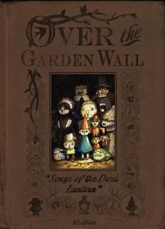 an old book with the title over the garden wall