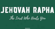 the lord who heals you by jehovah rapha on amazon music